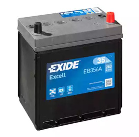 Аккумулятор 35Ah 240A (187x127x220/+R/B1) Excell Азія EXIDE _EB356A